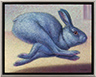 Rabbit Running Blue